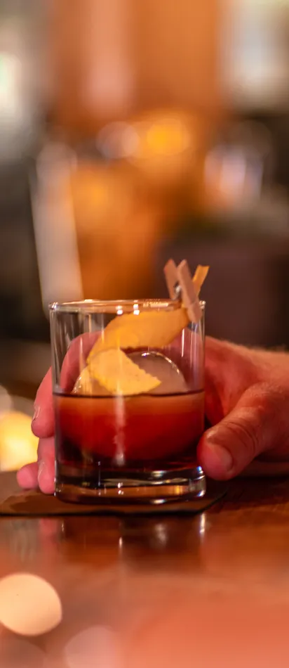 Cocktail at the bar
