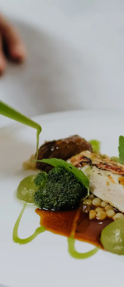 Dressing a dish with Andreas Herbst