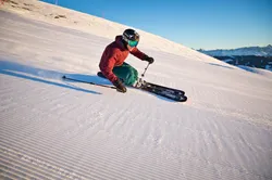Skifahrer in Leogang Saalbach