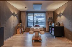 Der Massageraum im Wellnessbereich der Riederalm