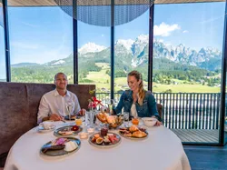Breakfast with a view