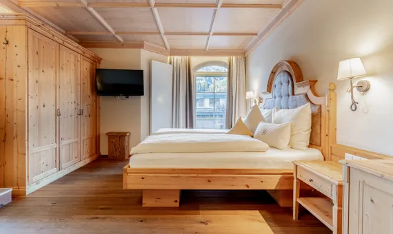 Bett in der Suite Landleben