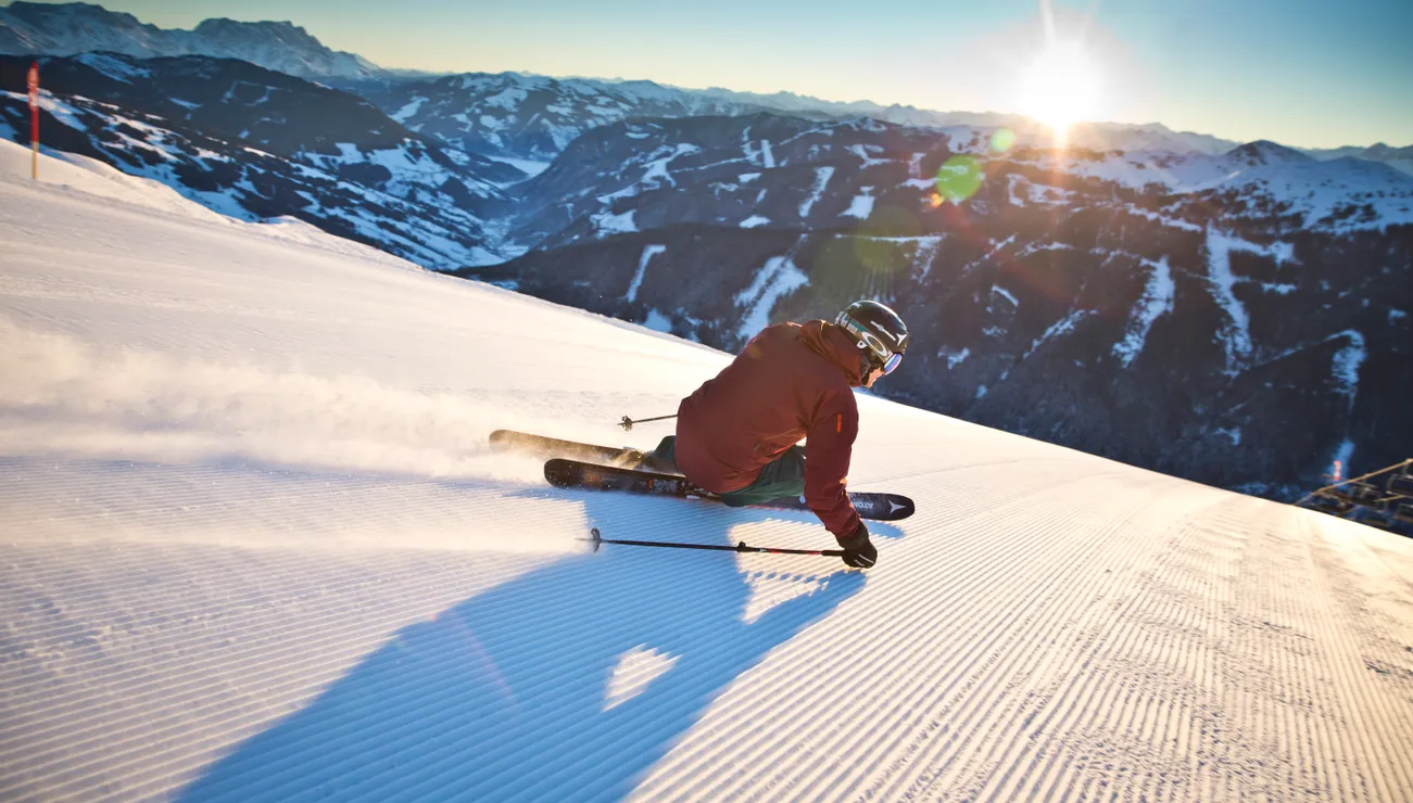 Skipisten in den Salzburger Alpen