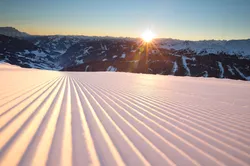 Skiing near the Riederalm in Leogang