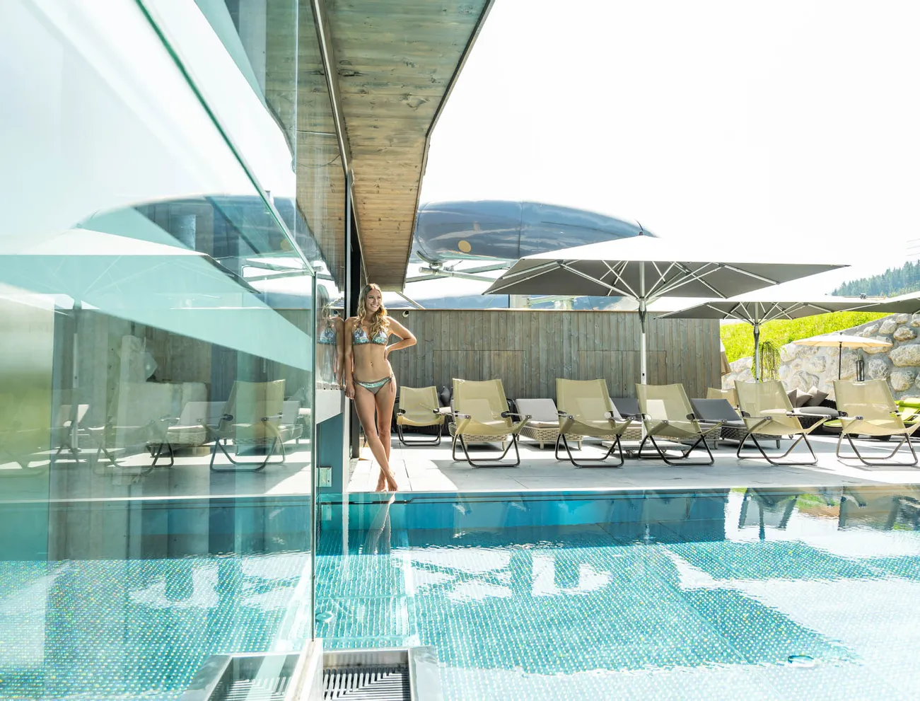 Familienpool in der Riederalm