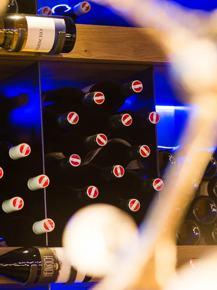 Wine cellar in the Resort Riederalm