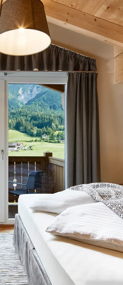 Bett im Penthouse Pinzgauer