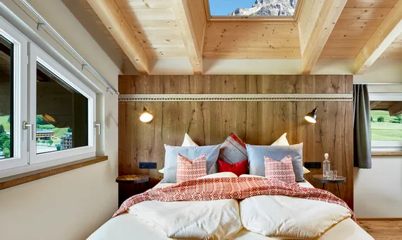 Bett in der Hohen Salzburg Suite