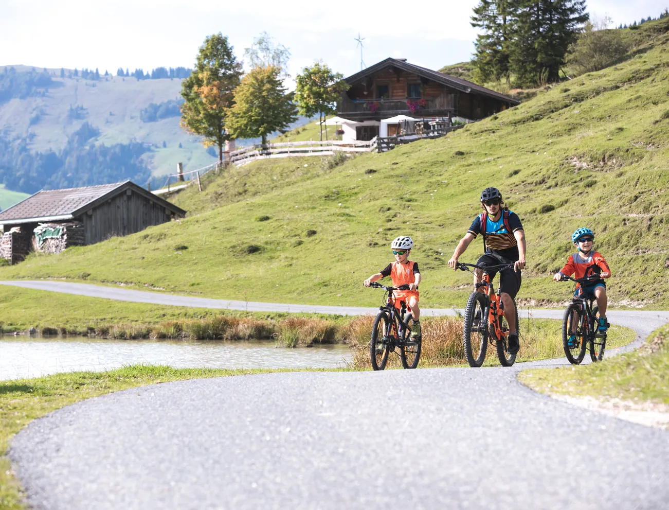 Biken mit der Familie in Saalbach Hinterglemm