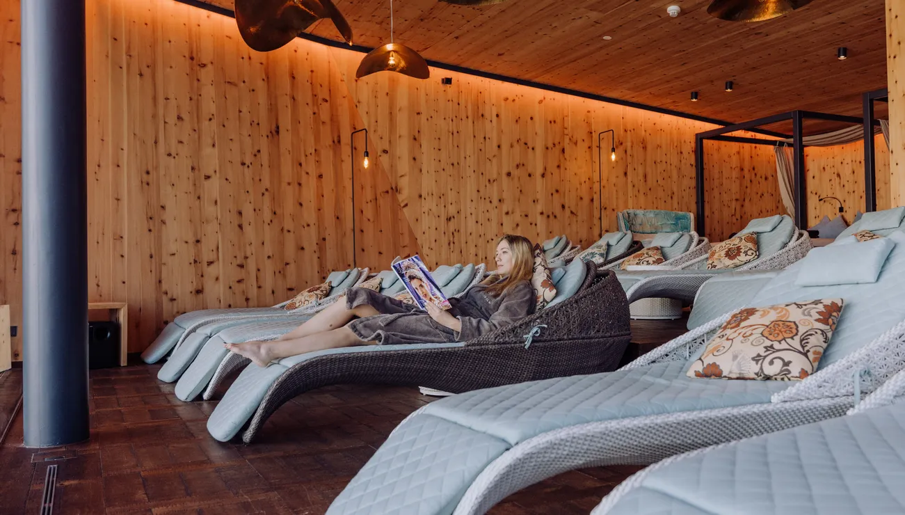 Ruheraum im Mountain Spa