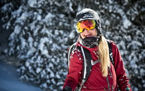 Skier in Saalbach Leogang